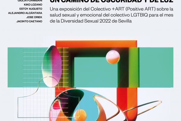 Cartel exposición Más allá del Arcoiris